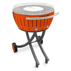 LotusGrill Kömür bahçe ızgarası XXL 58cm x 58cm Turuncu