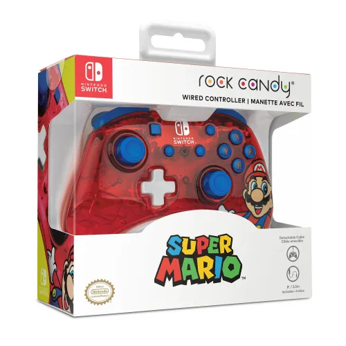 Pad PDP Rock Candy Mini Mario do Nintendo Switch Przewodowy