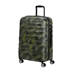 Walizka średnia American Tourister Wavebreaker Disney - Donald Duck camo