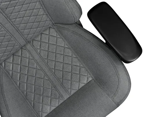 Fotel YUMISU 2052 Magnetic Jasnoszaro-czarny